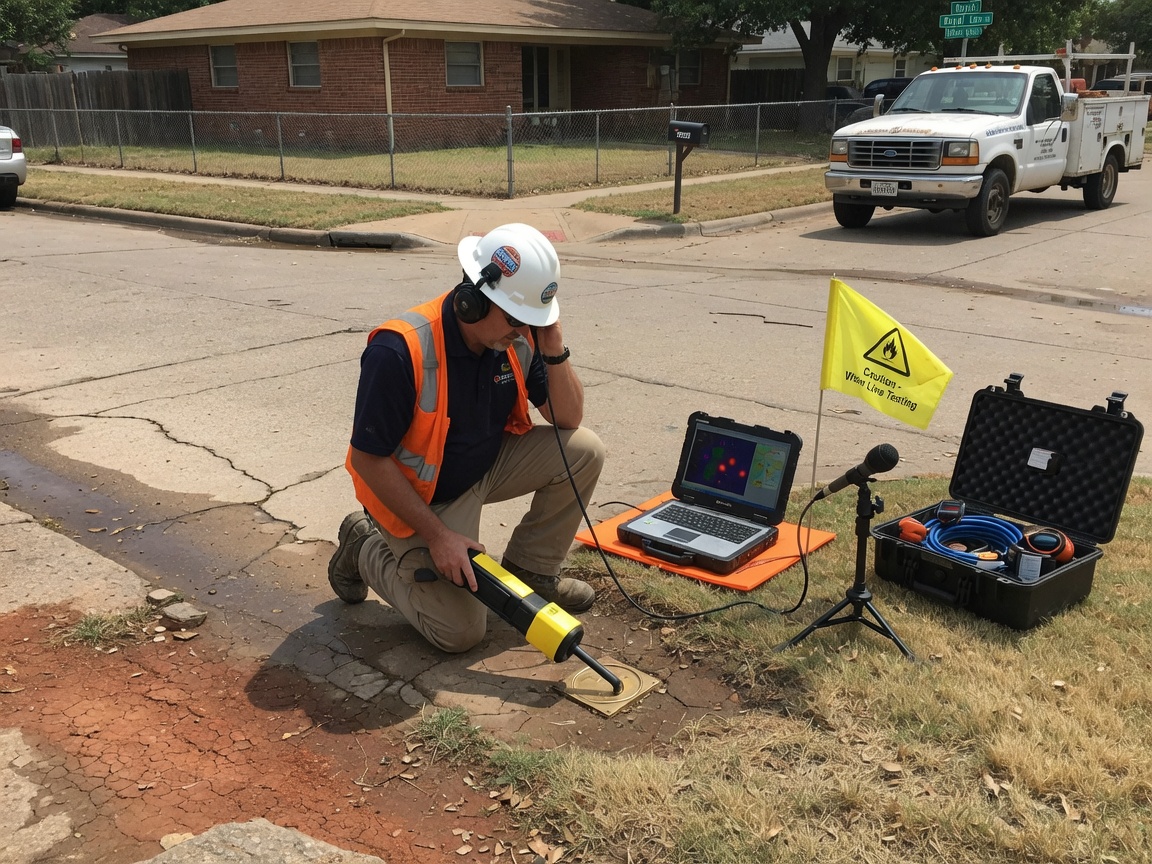 Underground Water Leak Detection in Dallas 75229, TX